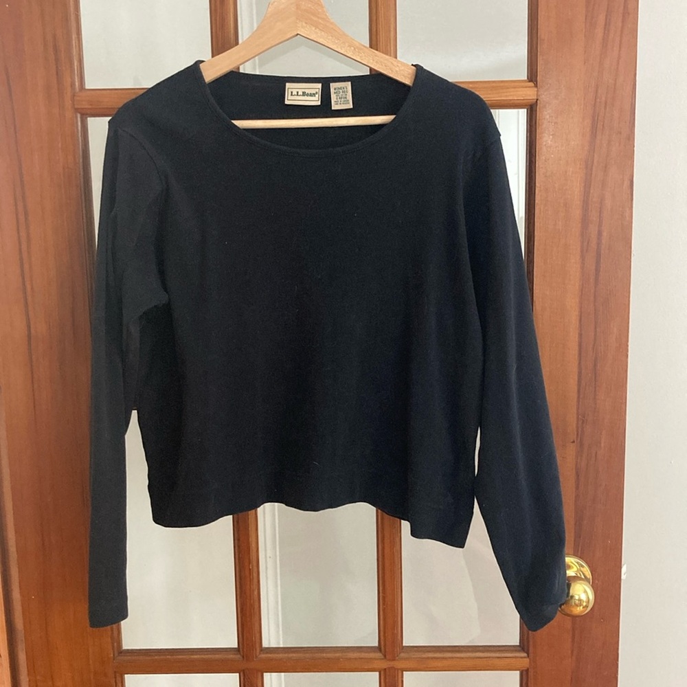 L.L. Bean black long sleeve